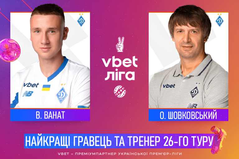 Визначено найкращого футболіста та тренера 26-го туру УПЛ