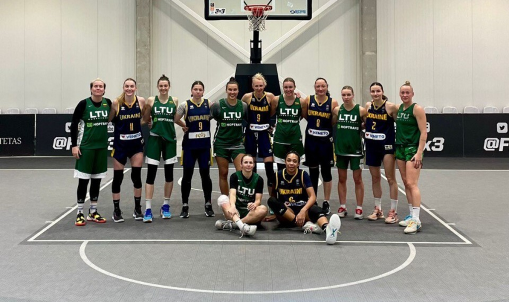 Женская сборная Украины по баскетболу 3×3 провела контрольные матчи с Литвой