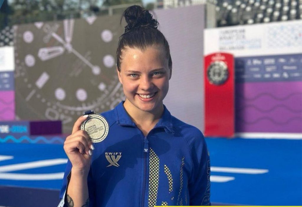 Украинка София Лискун стала вицечемпионкой Европы по прыжкам в воду