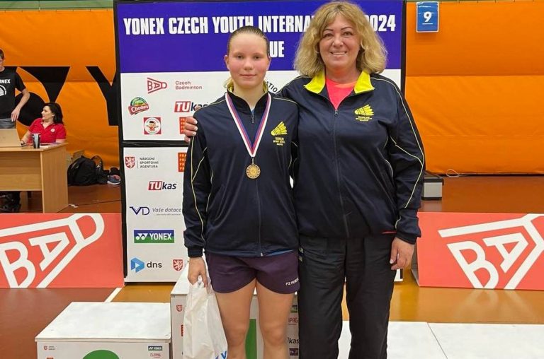 13-летняя днепрянка Варвара Попережай выиграла турнир по бадминтону в Чехии