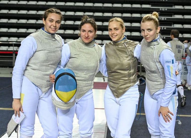 Українські рапіристки – віцечемпіонки Європи з фехтування U-23