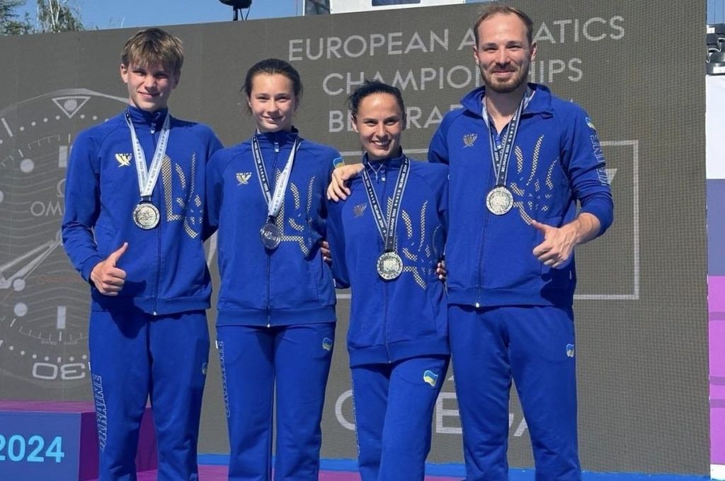 Українці вибороли “срібло” на чемпіонаті Європи з водних видів спорту