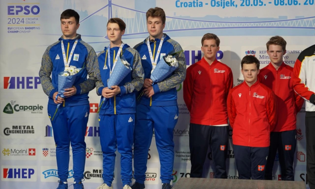 Українські стрільці здобули срібло на чемпіонаті Європи