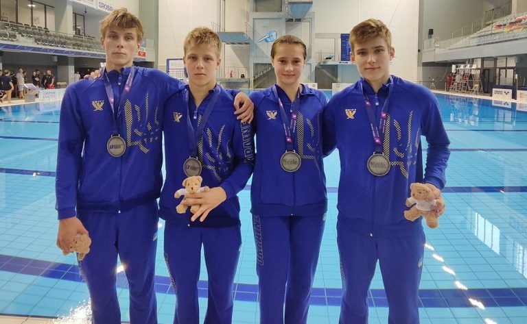 Украинские прыгуны в воду завоевали серебряную награду на чемпионате Европы
