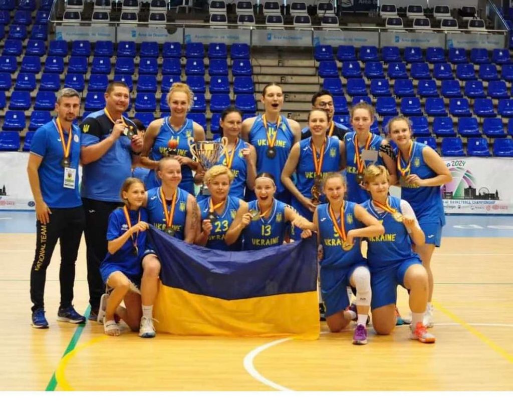 Жіноча і чоловіча дефлімпійські збірні України з баскетболу стали чемпіонами Європи-2024