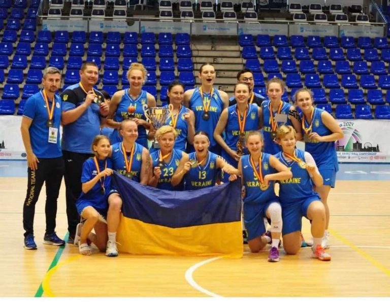 Жіноча і чоловіча дефлімпійські збірні України з баскетболу стали чемпіонами Європи-2024