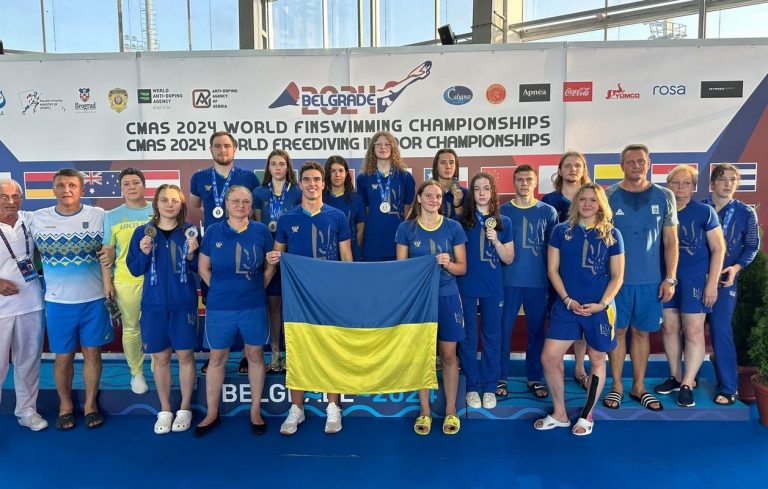 Украинцы завоевали 6 медалей и установили два рекорда на чемпионате мира по подводному спорту