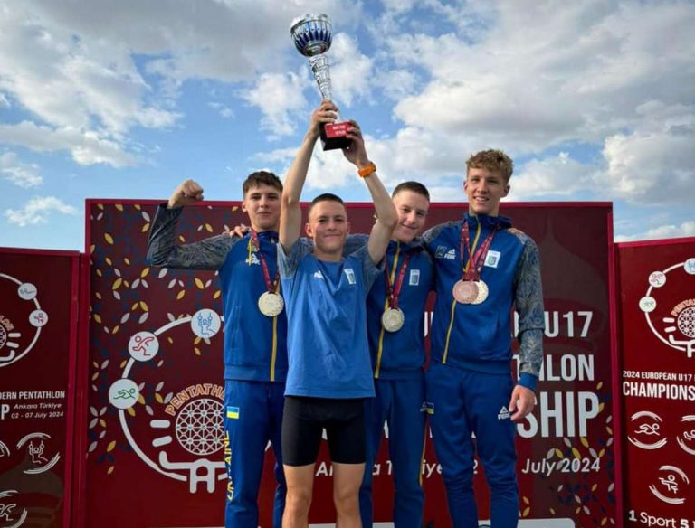 Українські п’ятиборці вибороли повний комплект нагород на чемпіонаті Європи в Туреччині