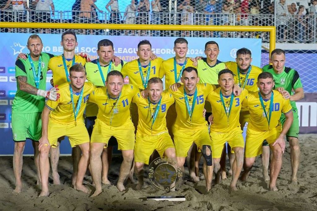 Стало известно, с кем сыграет сборная Украины по пляжному футболу в квалификации ЧМ-2025