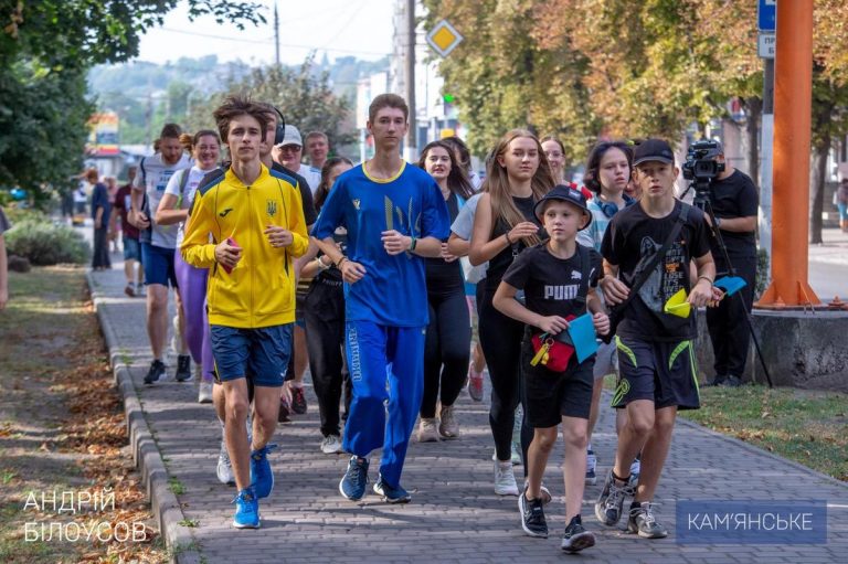 Каменское присоединилось к Всеукраинскому забегу «Шаную воїнів, біжу за героїв України»