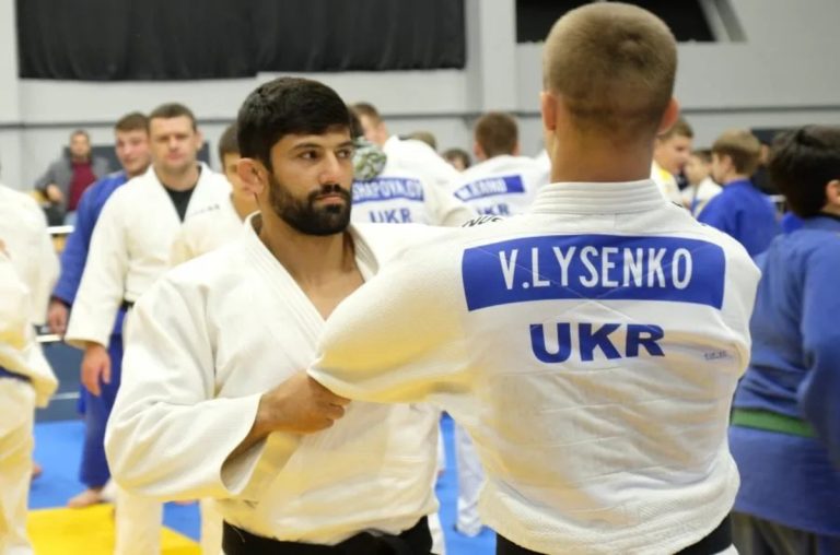 Олимпийский чемпион Лаша Шавдатуашвили провел мастер-класс для дзюдоистов Днепропетровщины
