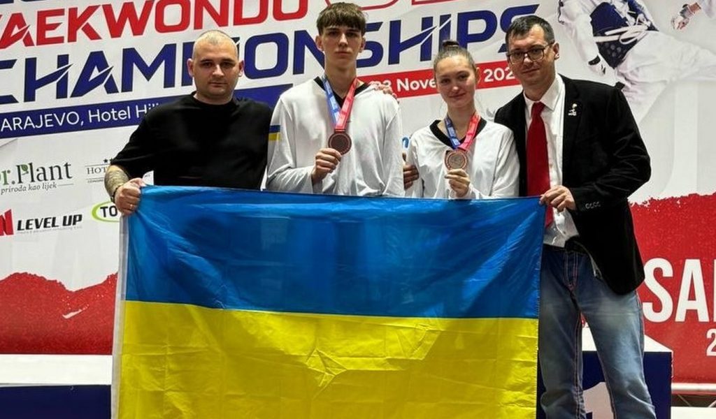 Сборная Украины по тхэквондо завоевала первые медали чемпионата Европы