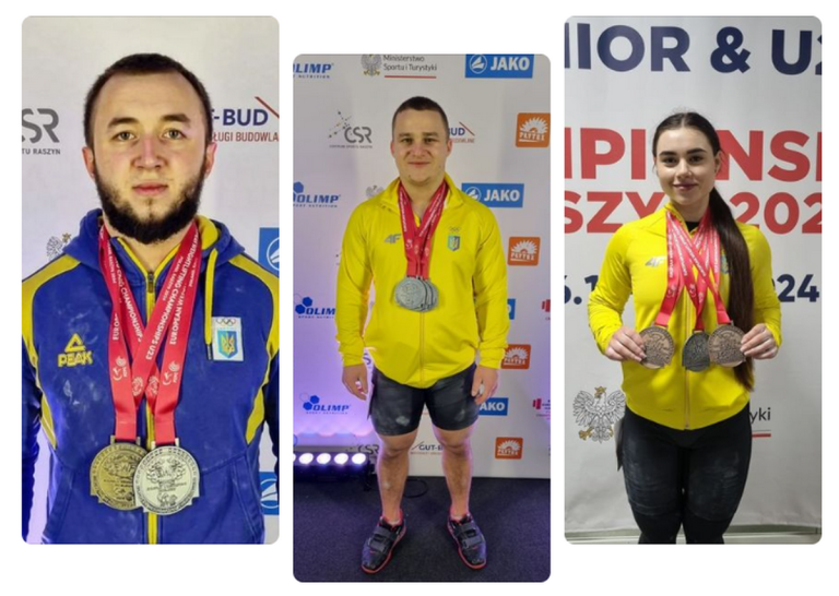 Українські важкоатлети здобули ще 8 медалей чемпіонату Європи