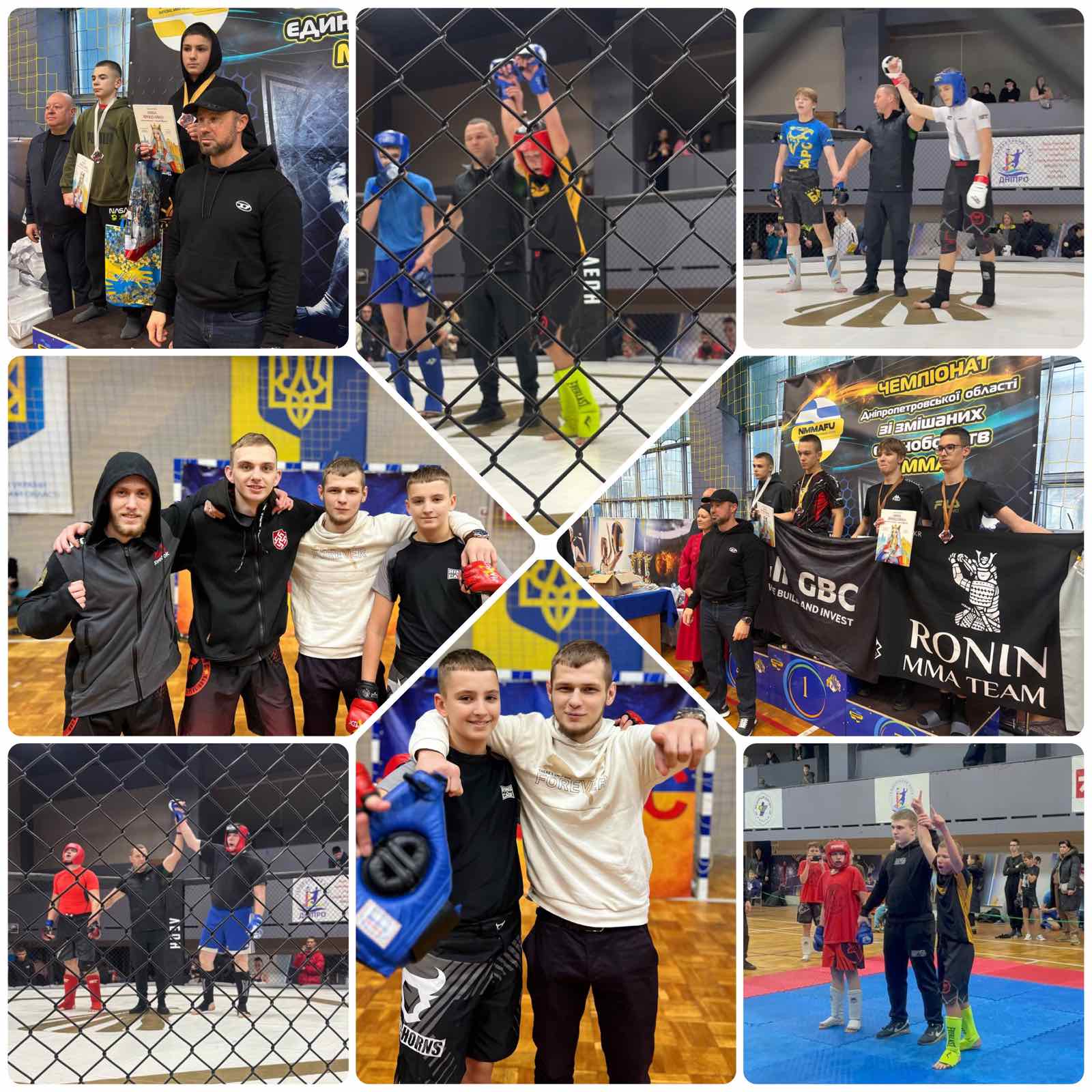Кам'янчани вибороли низку нагород на чемпіонаті Дніпропетровської області з ММА