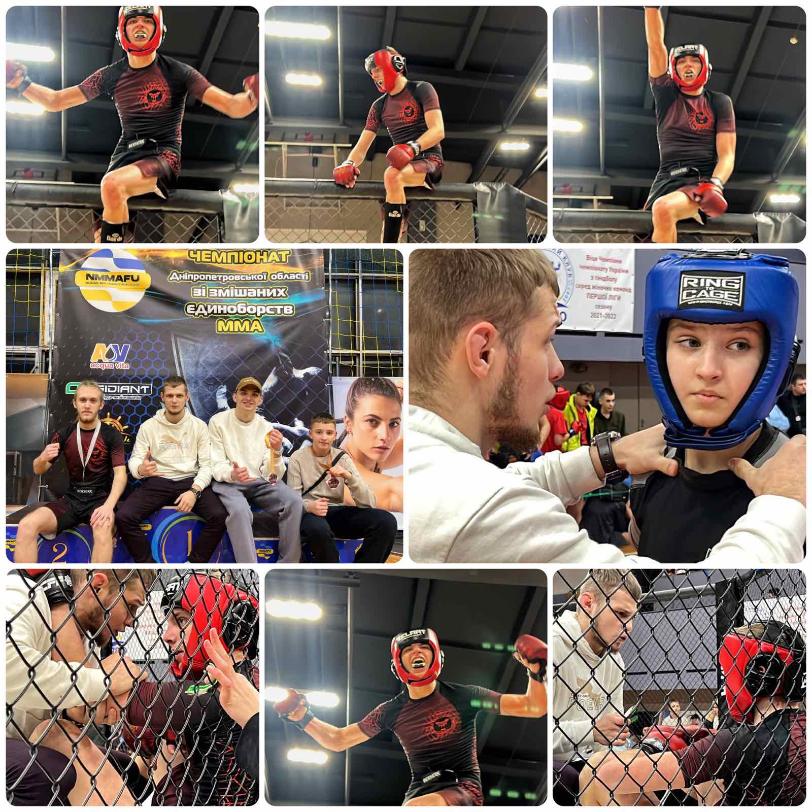 Кам'янчани вибороли низку нагород на чемпіонаті Дніпропетровської області з ММА