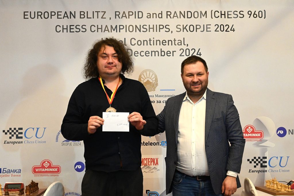 Украинец Коробов стал вице-чемпионом Европы по быстрым шахматам