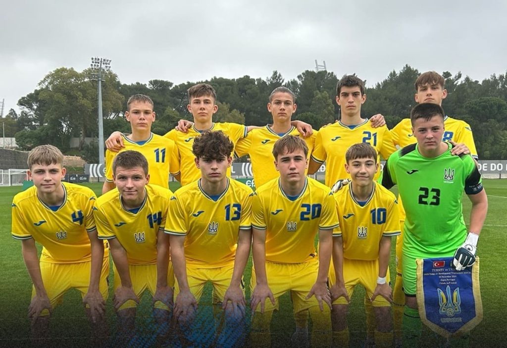 Сборная Украины U-15 победила Турцию и заняла третье место на Турнире развития УЕФА