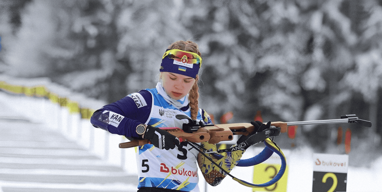 Дарья Чалык выиграла женский спринт на летнем чемпионате Украины по биатлону