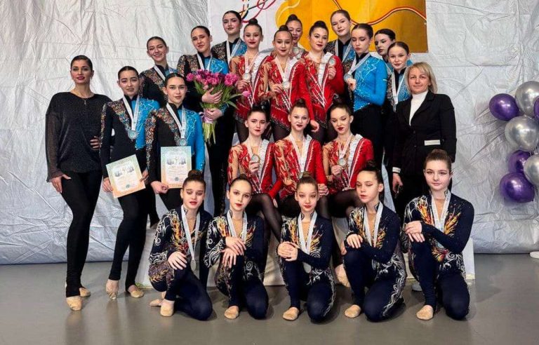 Каменские гимнастки стали призерами всеукраинских соревнований «Зимова зірка»