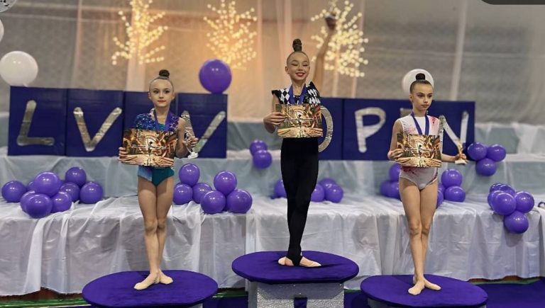Каменские гимнастки стали призерами международного турнира LVIV OPEN