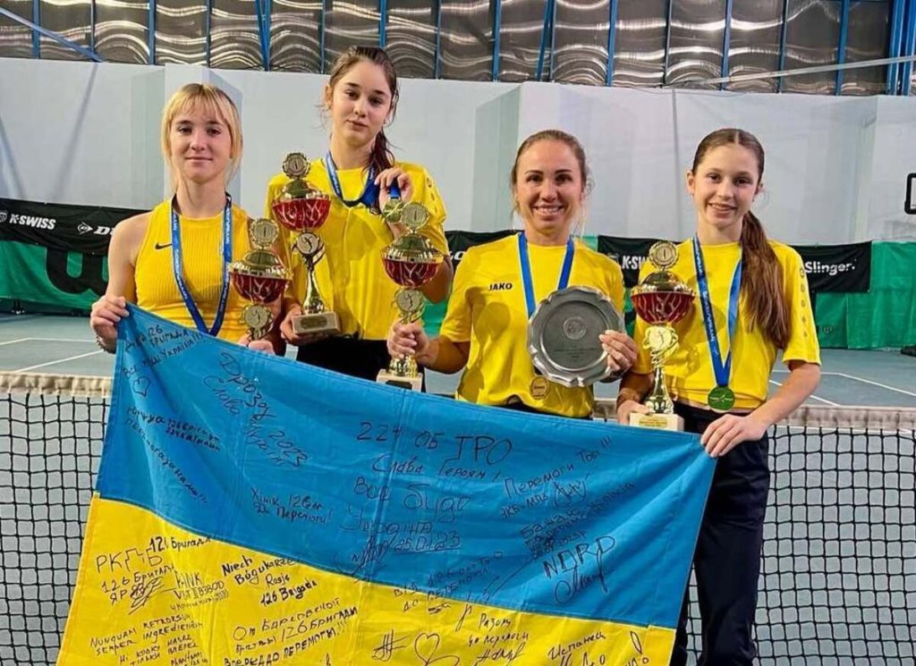 Сборная Украины U-14 по теннису выиграла Зимний Кубок Европы-2025