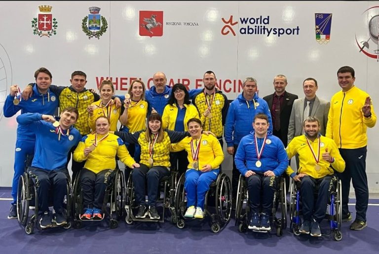 Украинская паралимпийская сборная по фехтованию завоевала награды Кубка мира