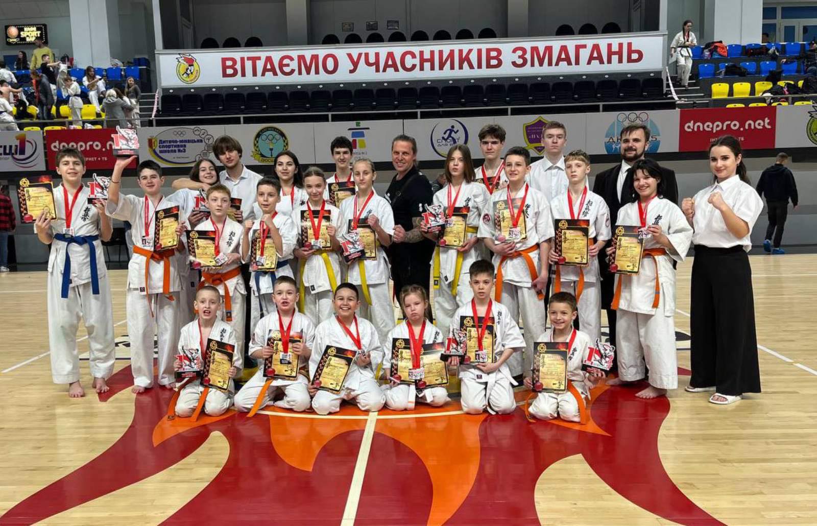 Відкритий чемпіонат Кам'янського з кіокушин карате: результати змагань
