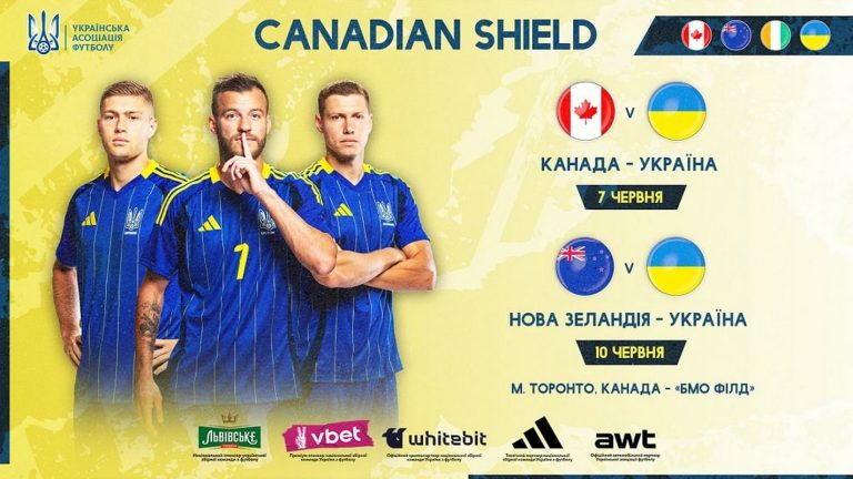 Збірна України з футболу візьме участь у Турнірі чотирьох націй Canadian Shield