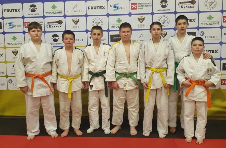 Каменские дзюдоисты соревновались на этапе Детской лиги в Днепре