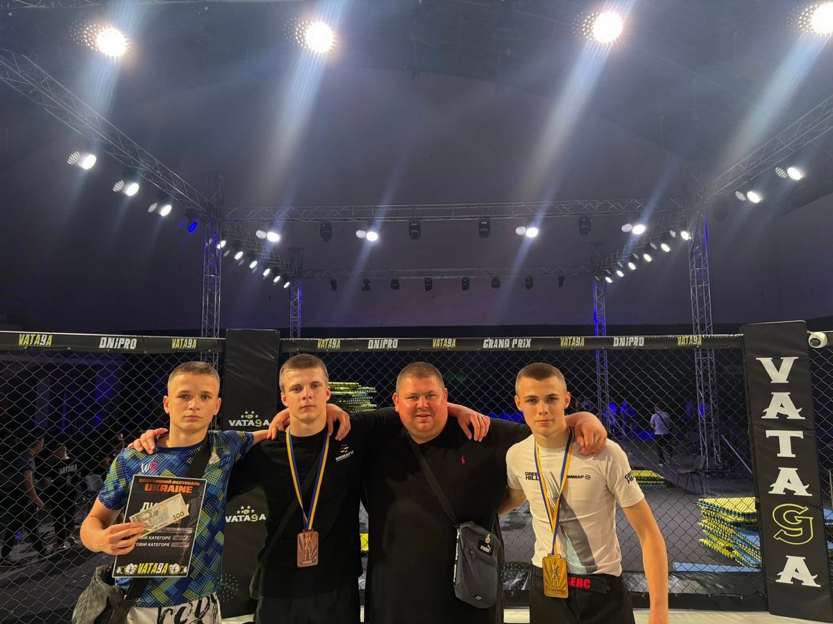 Кам’янські борці вибороли медалі на турнірі Submission Fights у Дніпрі