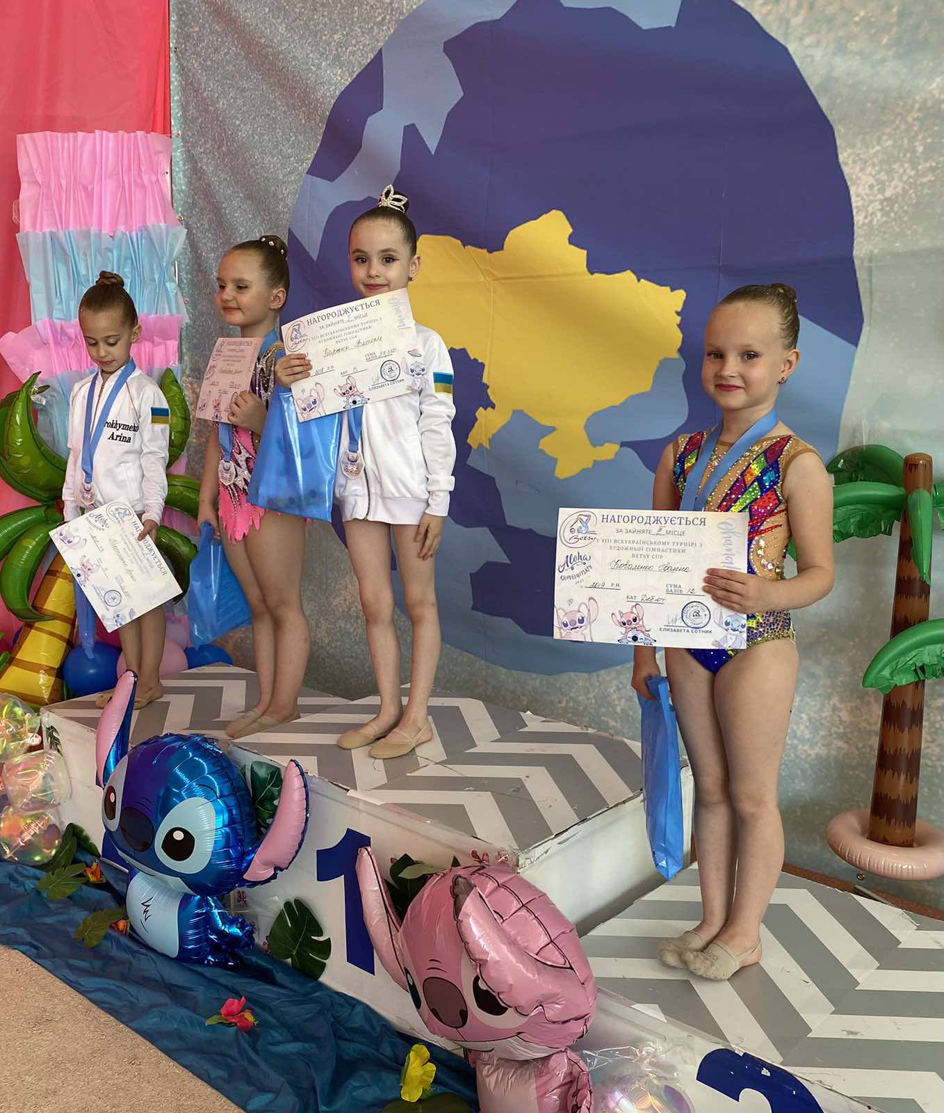 Кам’янські гімнастки здобули низку нагород на турнірі “Betsy Cup” у Хмельницькому