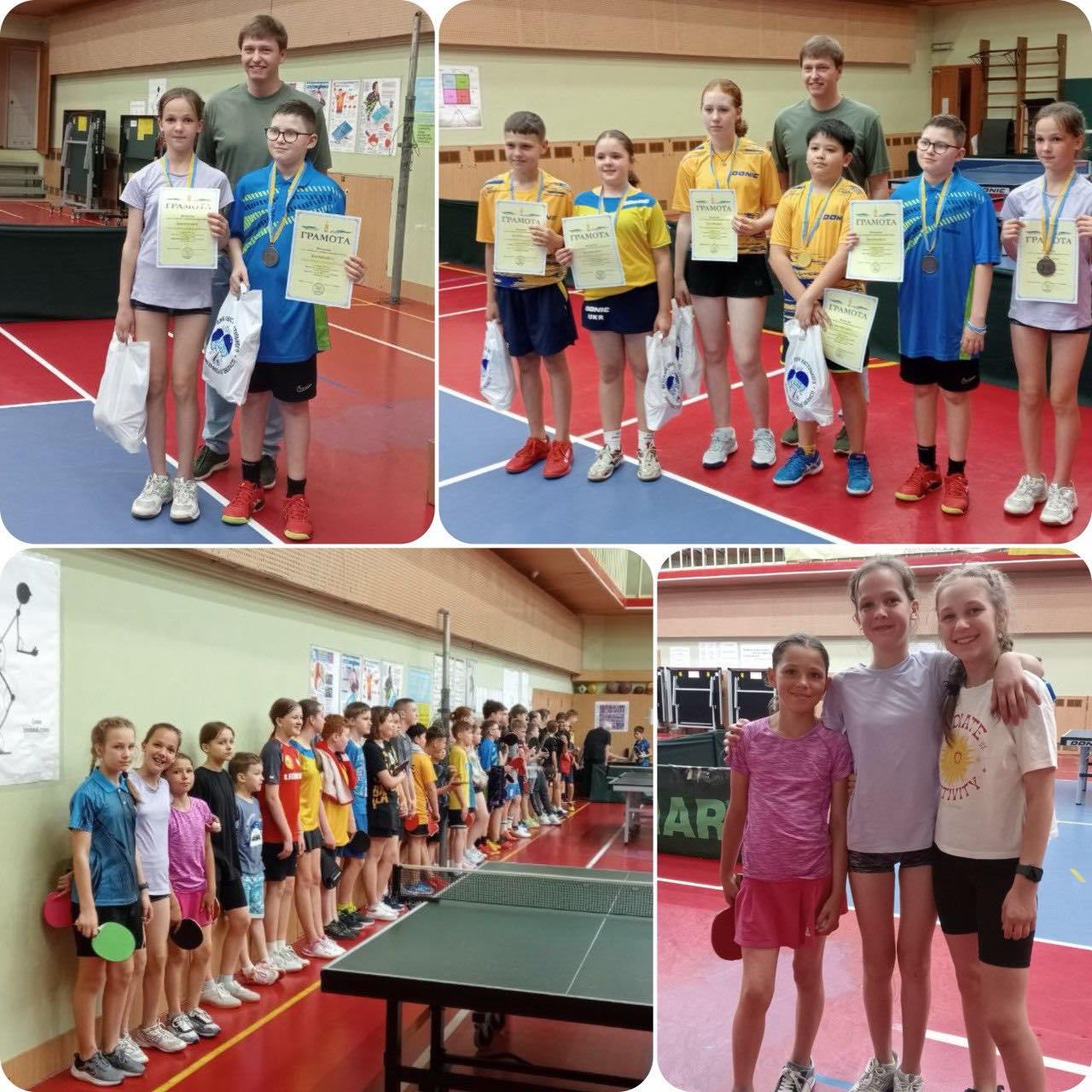 Юні тенісистки з Кам’янського - серед кращих на чемпіонаті Дніпропетровщини