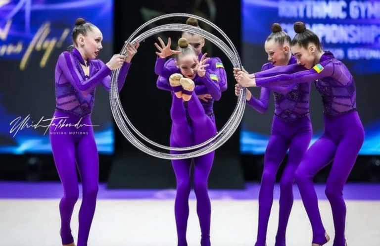Юниорская сборная Украины по художественной гимнастике победила на чемпионате Европы