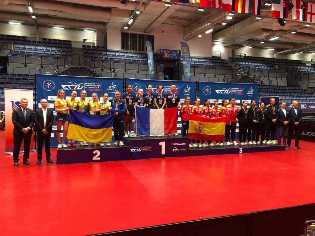 Спортсменка из Днепропетровщины — вице-чемпионка Европы среди юниорок по настольному теннису