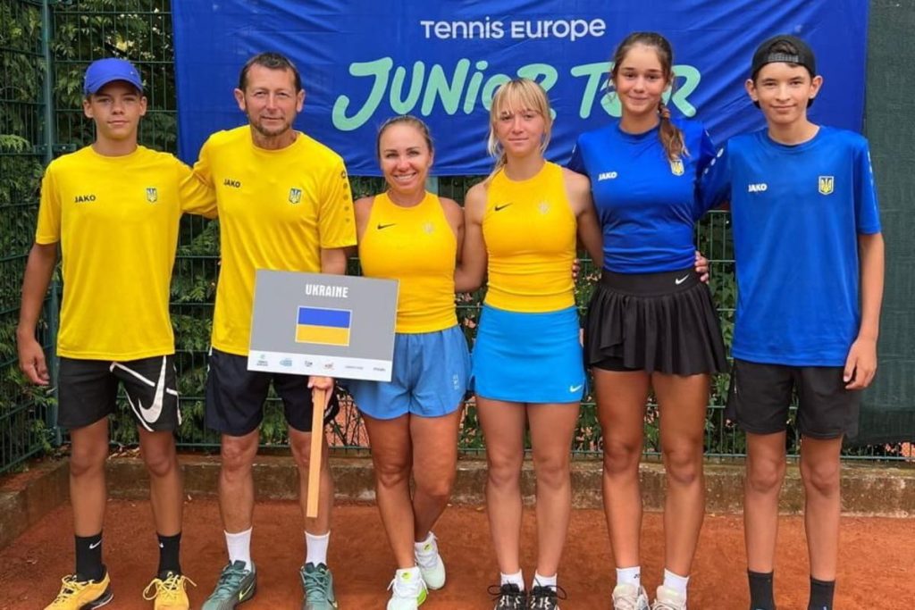 Украинки впервые в истории выиграли парный чемпионат Европы U-14 по теннису