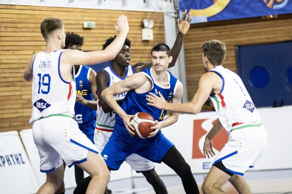 Збірна України U-20 з баскетболу програла Італії в заключному матчі групового раунду чемпіонату Європи