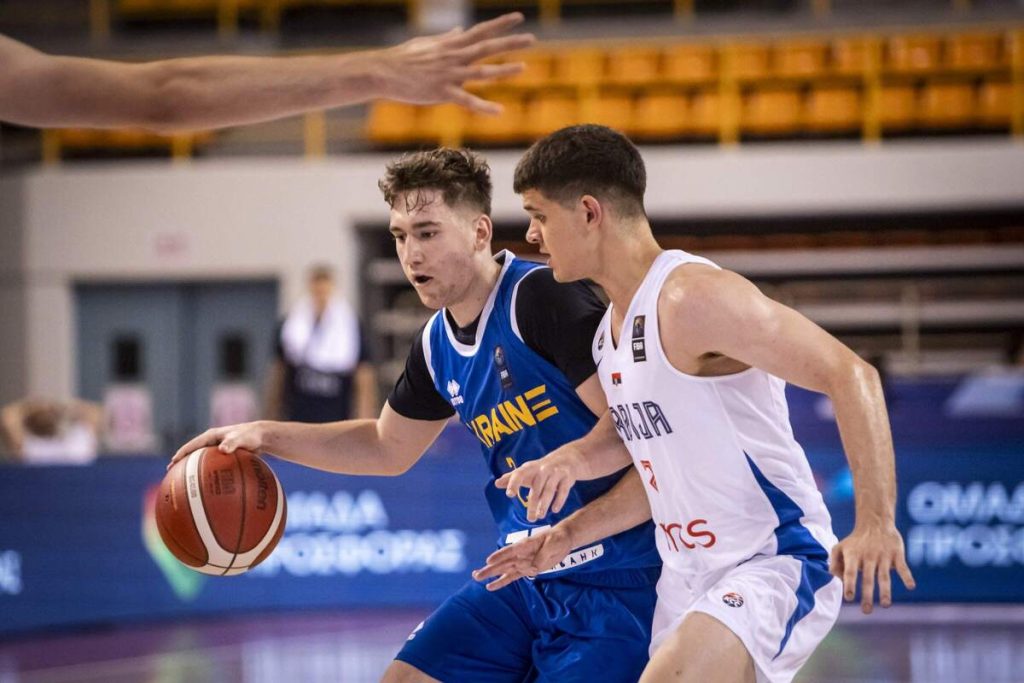 Сборная Украины U-20 по баскетболу уступила Сербии в 1/8 финала чемпионата Европы