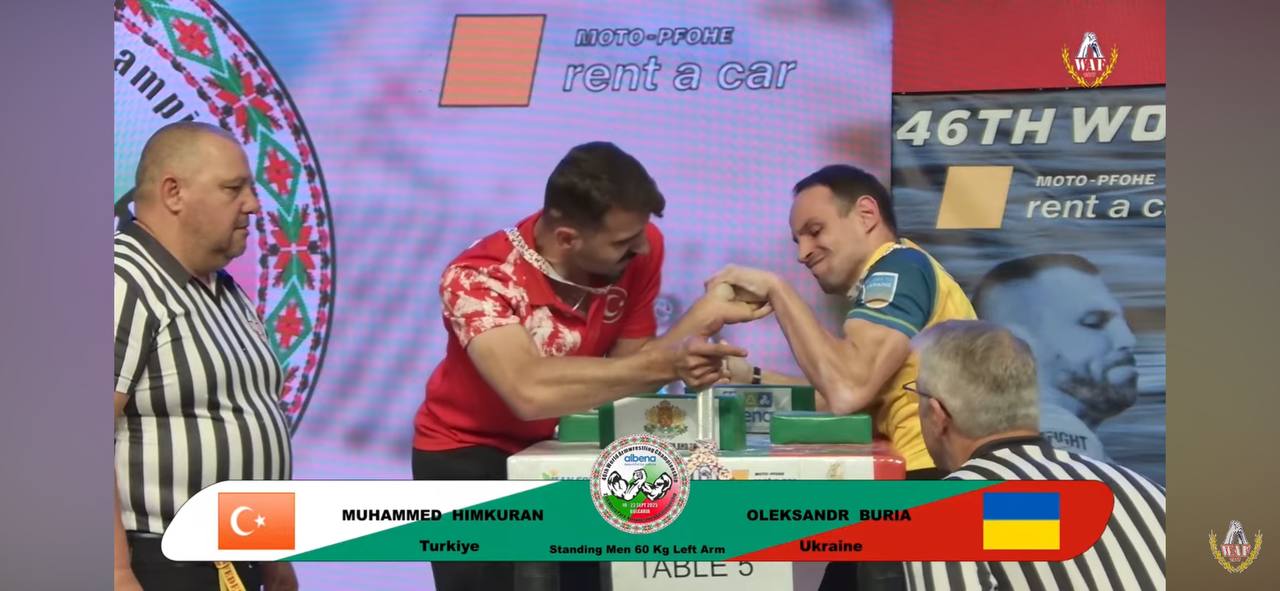 Кам’янчани здобули медалі на чемпіонаті світу з армрестлінгу в Болгарії