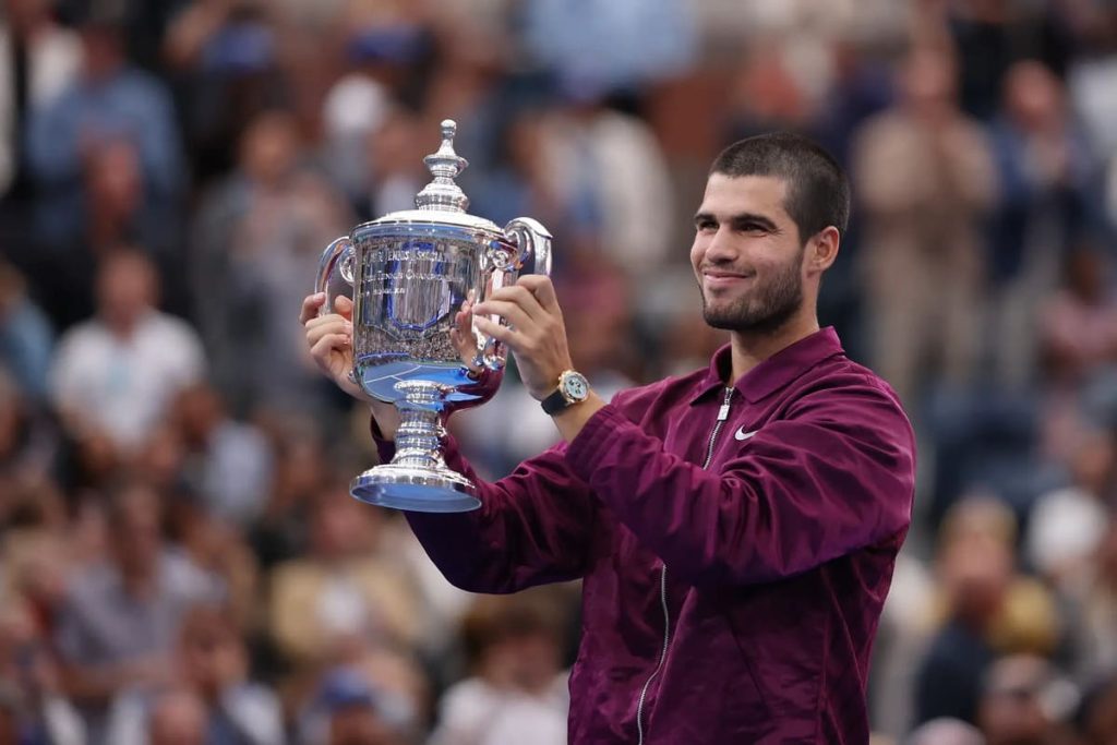 Стало известно, какую сумму получил Алькарас за победу на US Open-2025