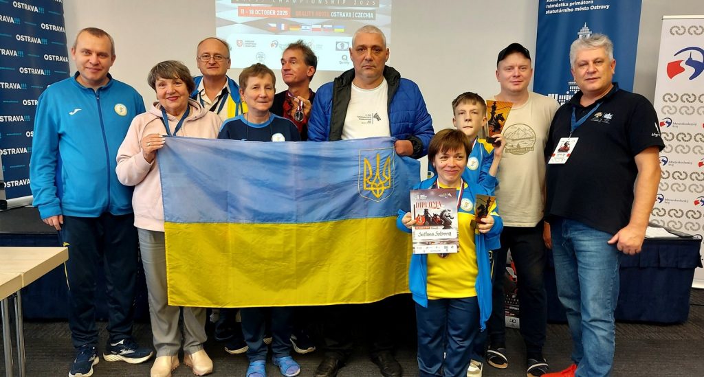 Украинские шахматисты — чемпионы Европы среди спортсменов с поражениями опорно-двигательного аппарата