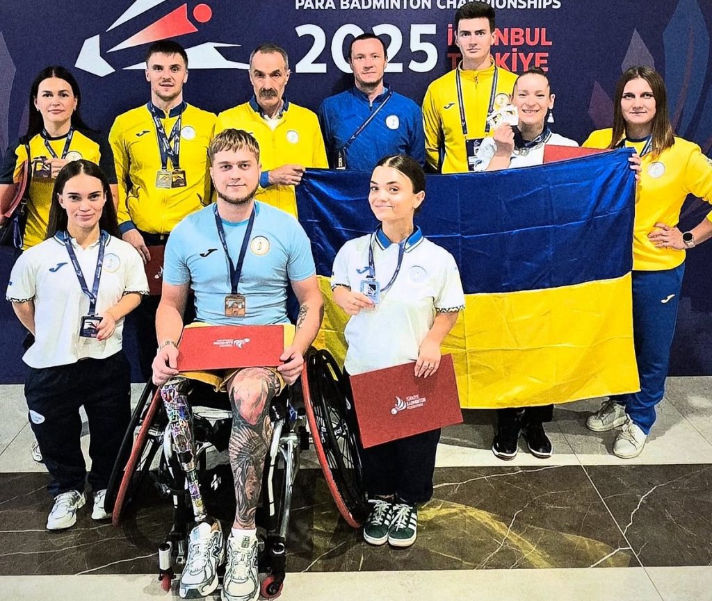 Украинские парабадминтонисты завоевали шесть медалей на чемпионате Европы