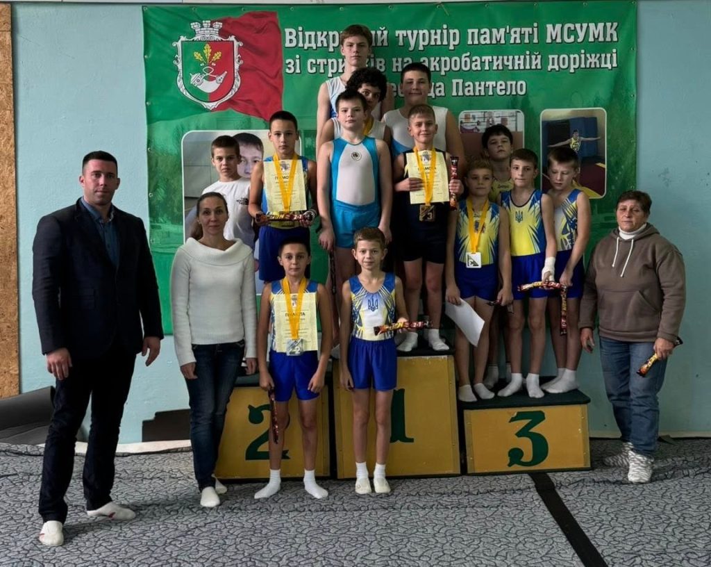 Кам’янчани стали призерами чемпіонату області зі стрибків на акробатичній доріжці