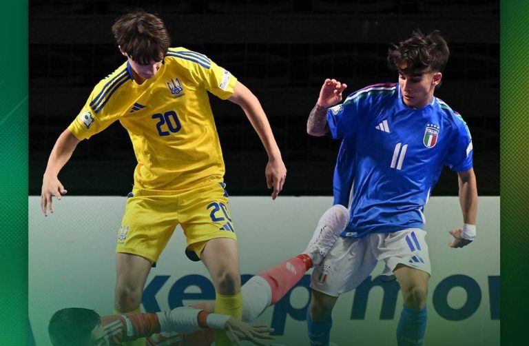 Украина U-19 победила Италию и вышла в полуфинал Евро-2025 по футзалу