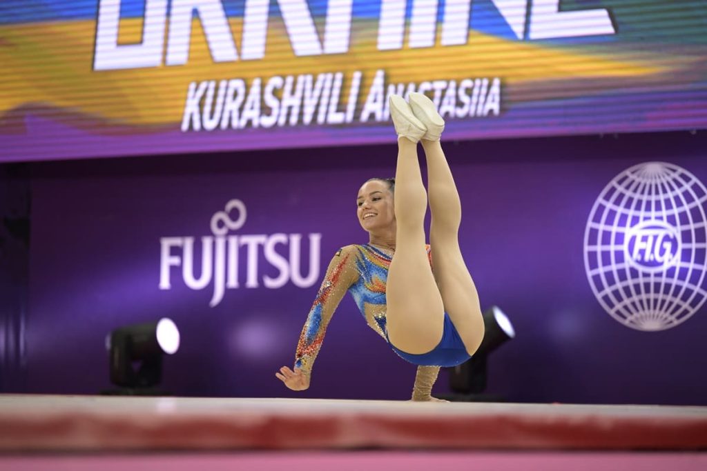 Українка Анастасія Курашвілі виграла першу в історії золоту медаль на ЧЄ зі спортивної аеробіки