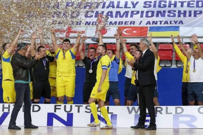 Збірна України виграла чемпіонат світу з футзалу серед гравців з порушеннями зору