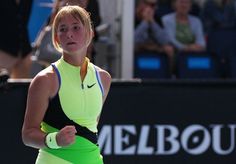 14-річна Бєлінська завершила виступи у третьому колі юніорського Australian Open