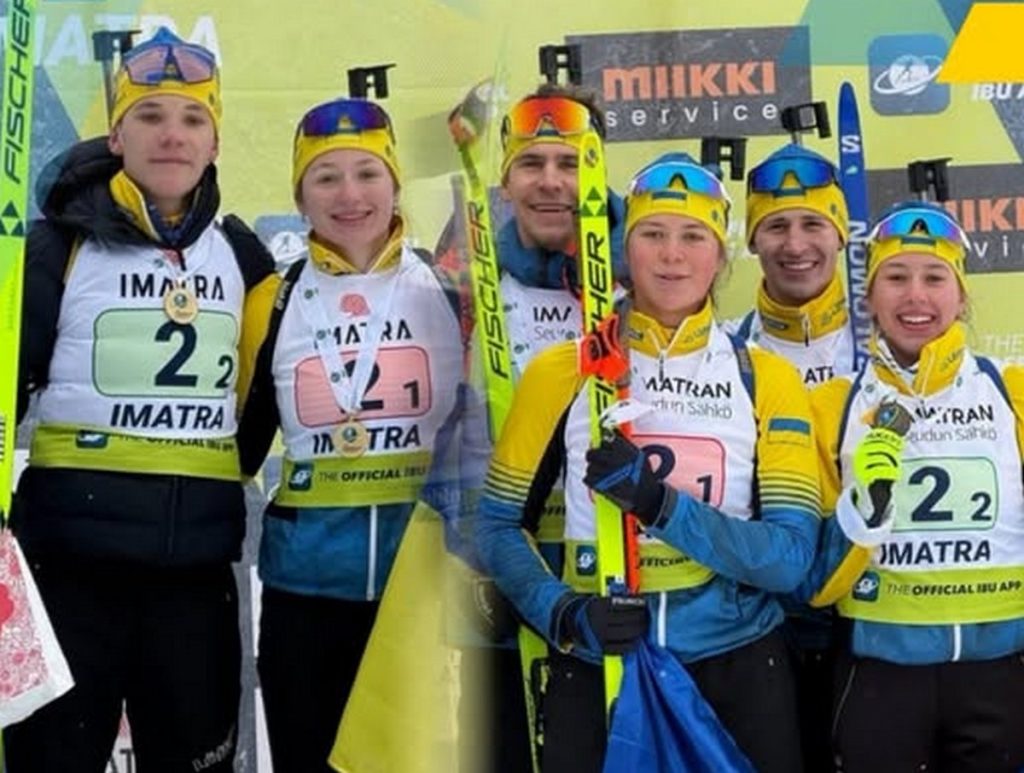 Три медалі та місце у топ-3: збірна України успішно виступила на юніорському чемпіонаті Європи з біатлону