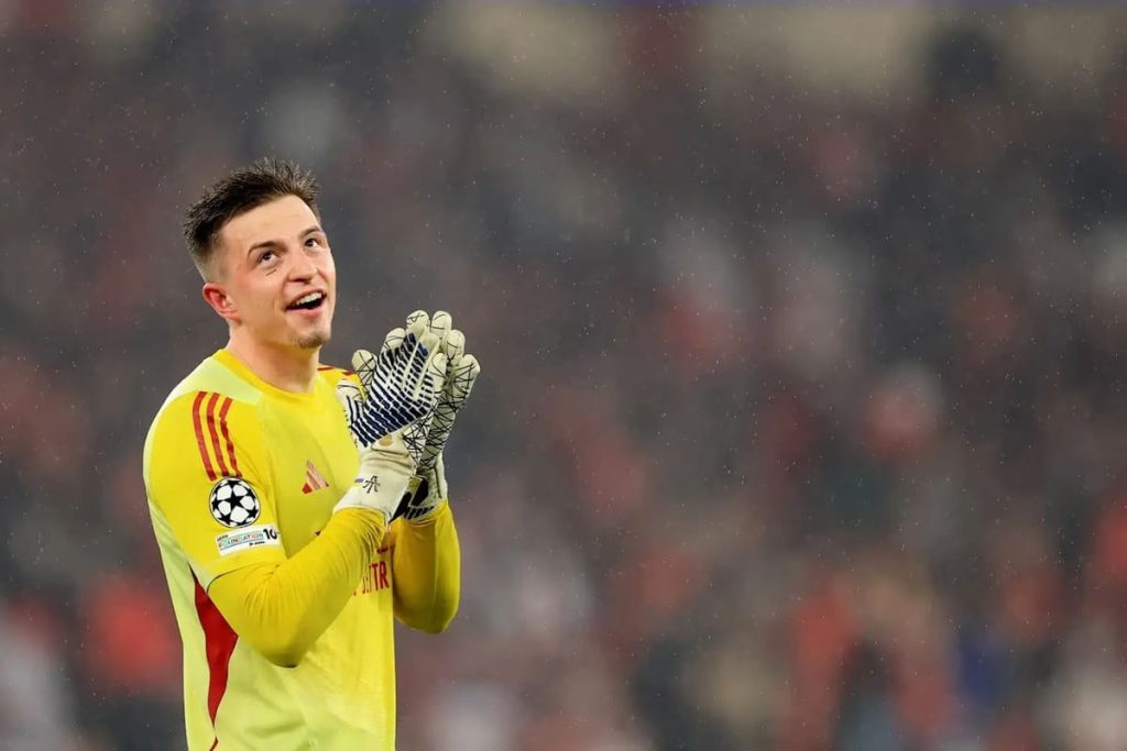 Анатолий Трубин вошел в символическую сборную 8-го тура Лиги чемпионов-2025/26