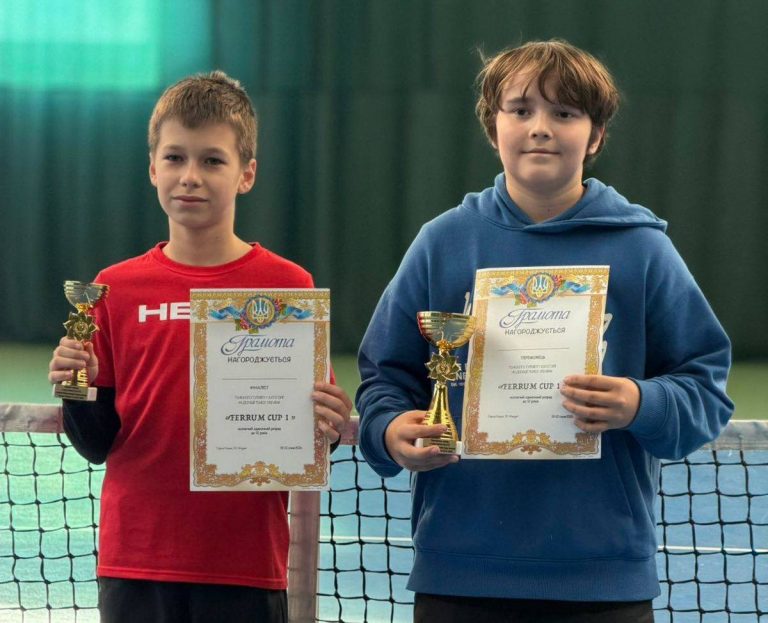 Каменской теннисист завоевал золото на «Ferrum Cup 1» в Горишних Плавнях