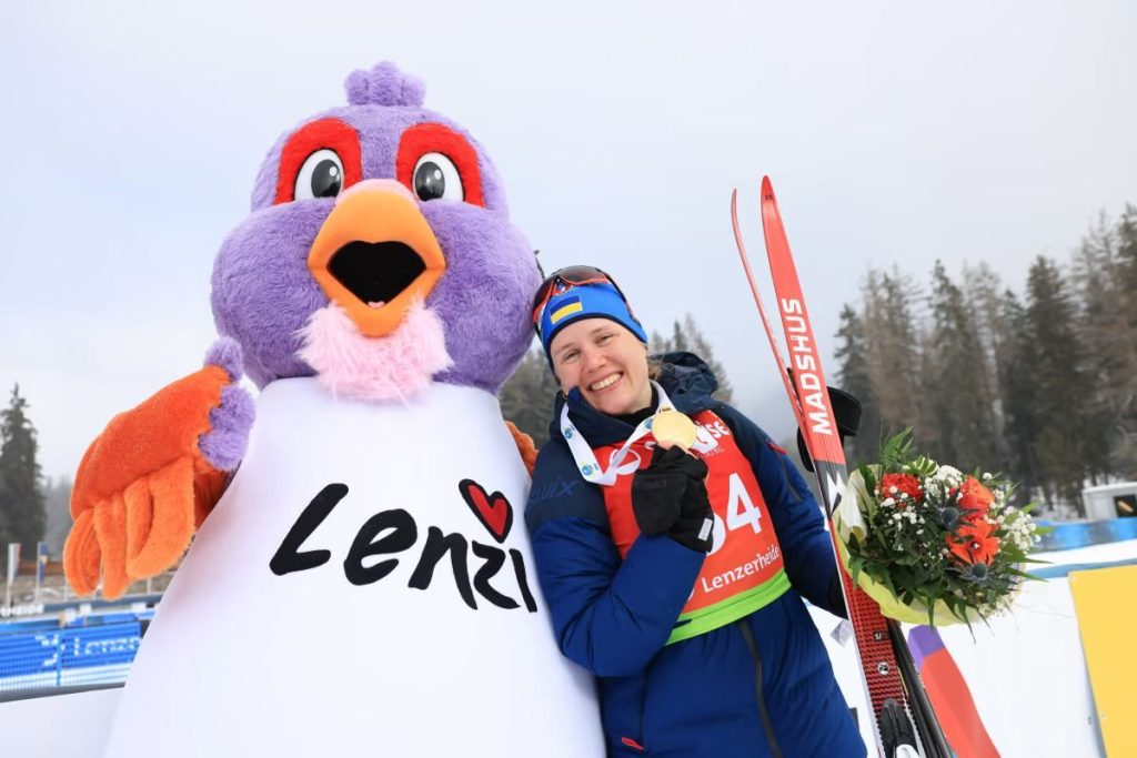 Анастасія Меркушина — чемпіонка Європи з біатлону в індивідуальній гонці